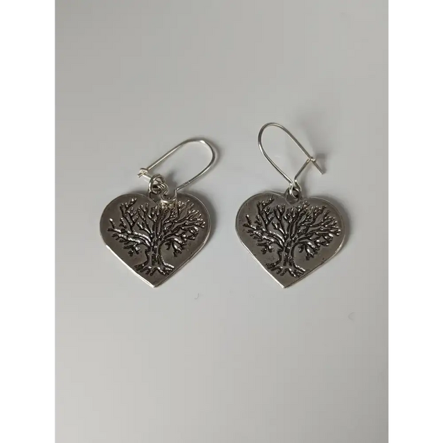 Silver Steed Love for Trees Dropped Earrings Earrings