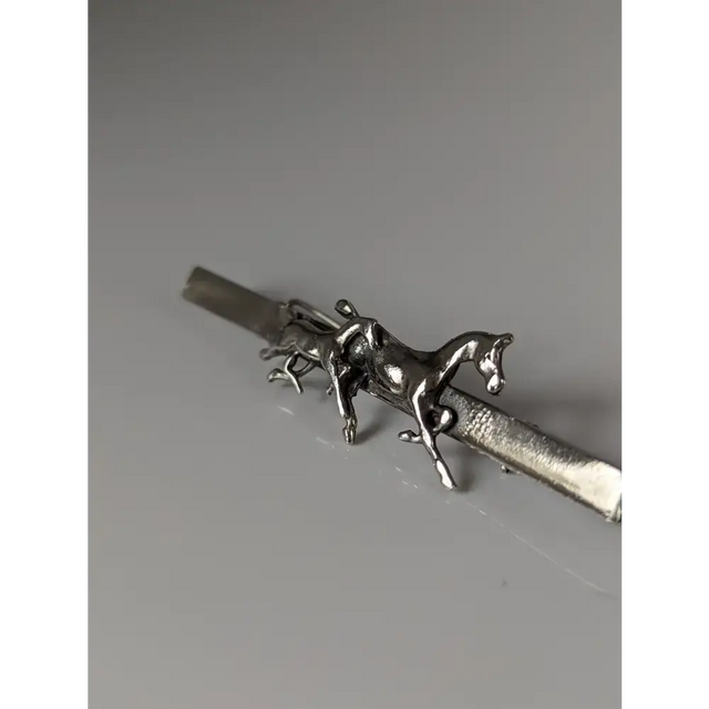 Silver Steed Mare & Foal Brooch / Stock Tie Pin Brooches