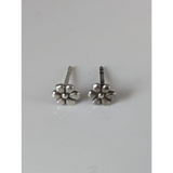 Silver Steed Margaret Flower Stud Earrings Earrings