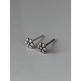 Silver Steed Margaret Flower Stud Earrings Earrings