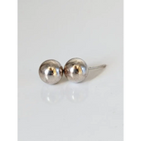 Silver Steed Medium Balls Stud Earrings Earrings
