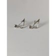 Silver Steed Notes Stud Earrings Earrings