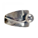 Silver Steed One Round Bud Ring G Rings