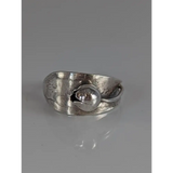 Silver Steed One Round Bud Ring G Rings