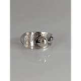 Silver Steed One Round Bud Ring G Rings