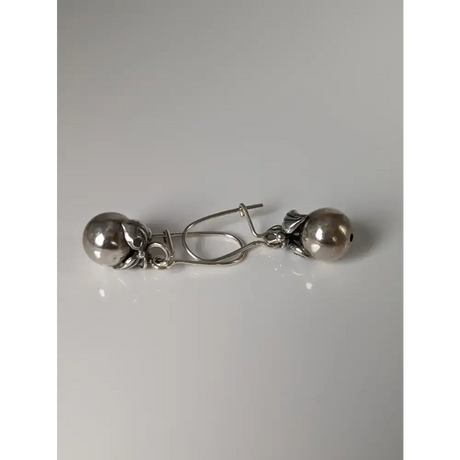 Silver Steed Oranges Dropped Earrings Earrings
