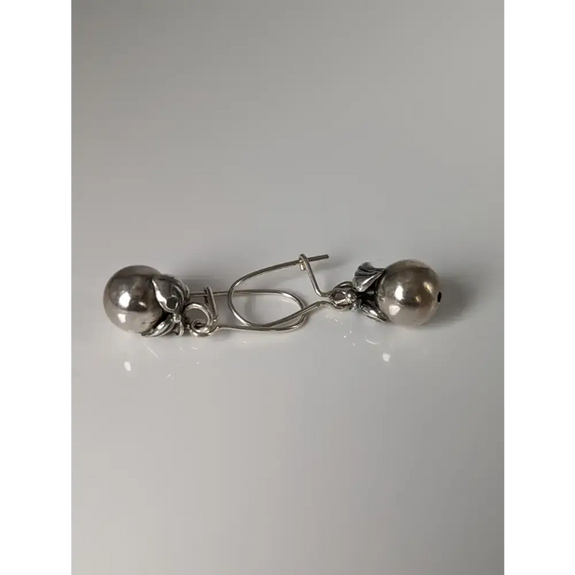 Silver Steed Oranges Dropped Earrings Earrings