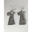 Silver Steed Outfit Dropped Earrings Earrings