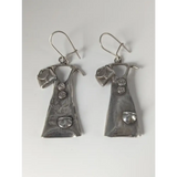 Silver Steed Outfit Dropped Earrings Earrings