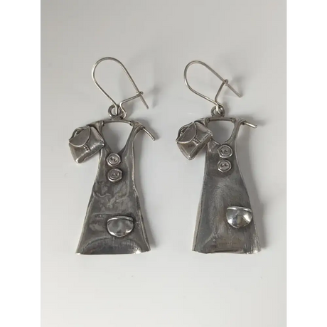 Silver Steed Outfit Dropped Earrings Earrings