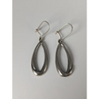 Silver Steed Oval Rope Dropped Earrings Earrings