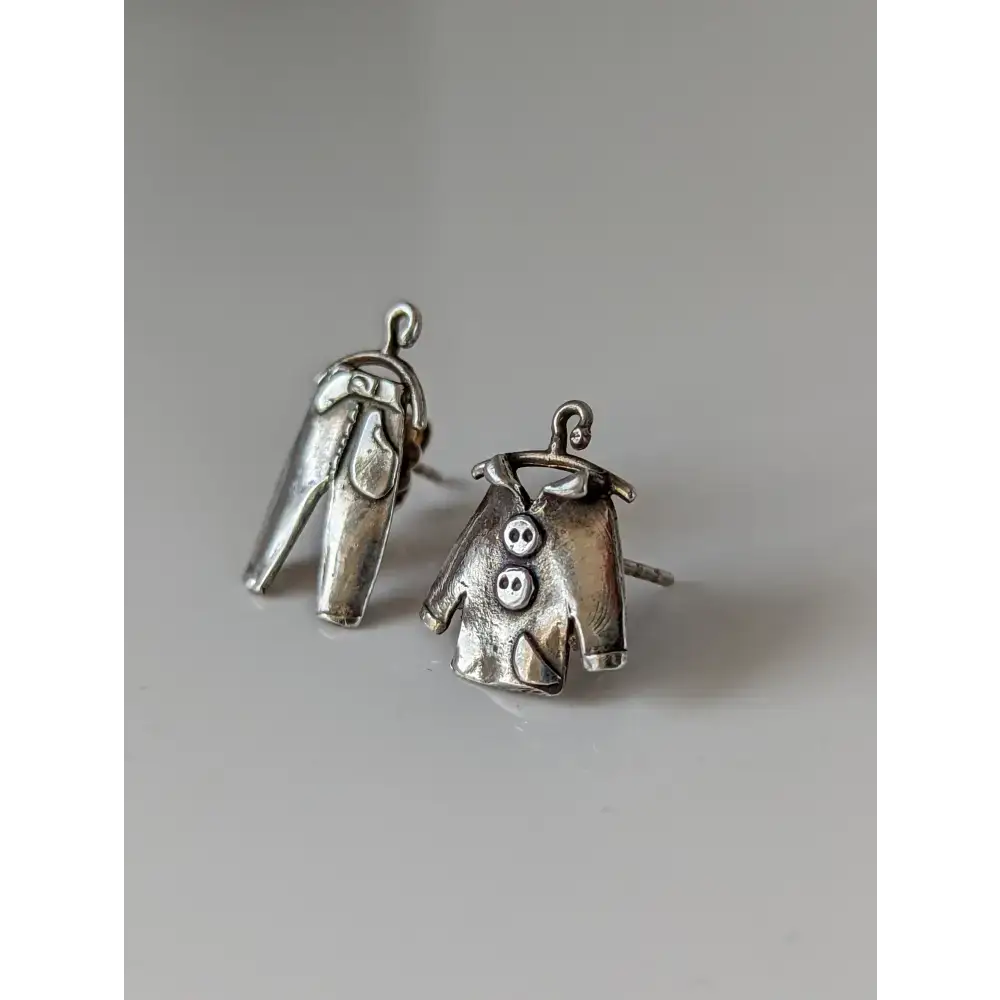Silver Steed Pajama Stud Earrings Earrings