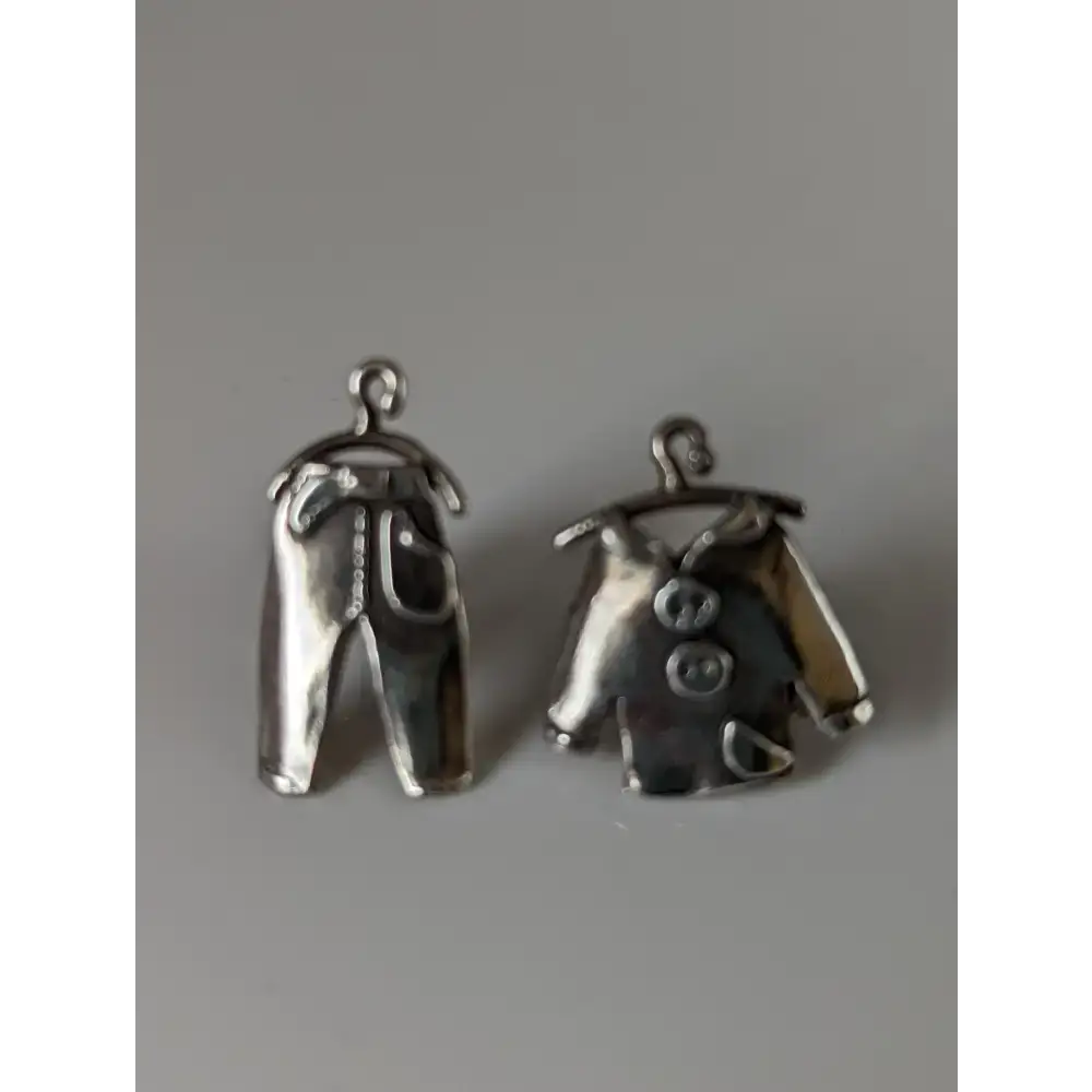 Silver Steed Pajama Stud Earrings Earrings