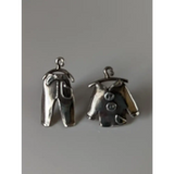 Silver Steed Pajama Stud Earrings Earrings