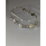 Silver Steed Paw Print Silver Bracelet 17.5cm Bracelets