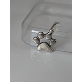 Silver Steed Paw Print Silver Pendant Small Pendant