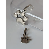 Silver Steed Paw Print Silver Pendant Small Pendant