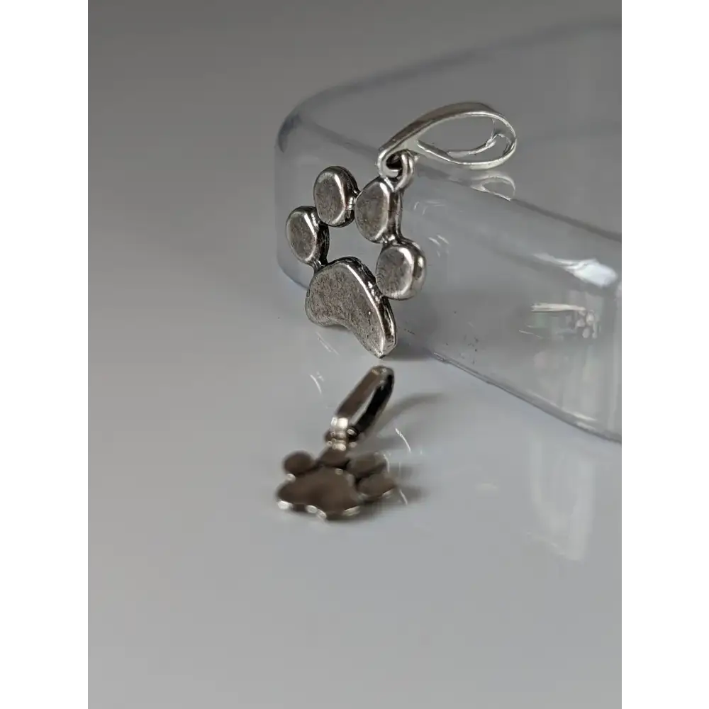 Silver Steed Paw Print Silver Pendant Small Pendant
