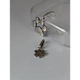 Silver Steed Paw Print Silver Pendant Small Pendant