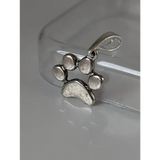 Silver Steed Paw Print Silver Pendant Large Pendant