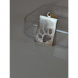 Silver Steed Paw Print Tag Silver Pendant Pendant