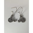 Silver Steed Penny Farthing Bike Dropped Earrings Earrings