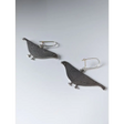 Silver Steed Pigeon Dropped Earrings Earrings
