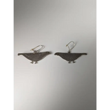 Silver Steed Pigeon Dropped Earrings Earrings