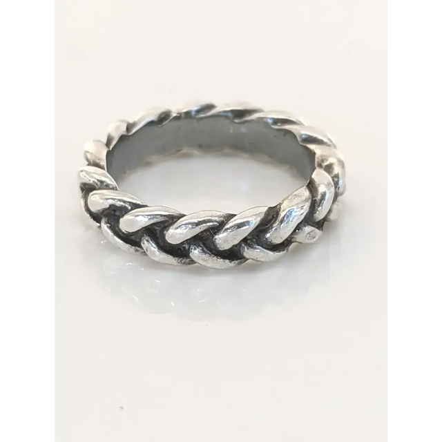 Silver Steed Plaited Ring 2 G Rings