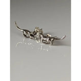 Silver steed playful cat stud earrings with intricate miniature leaping cat designs in silver tone