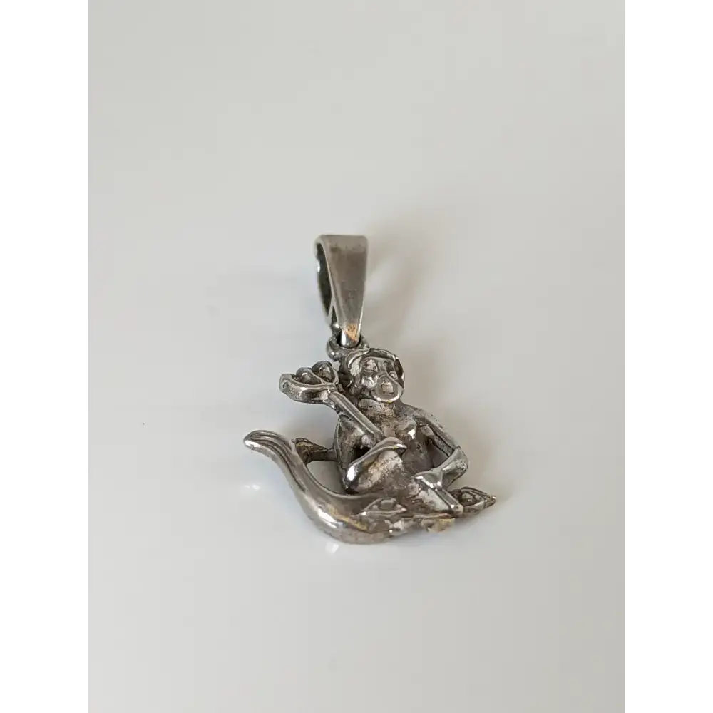 Silver Steed Poseidon Silver Pendant Charms