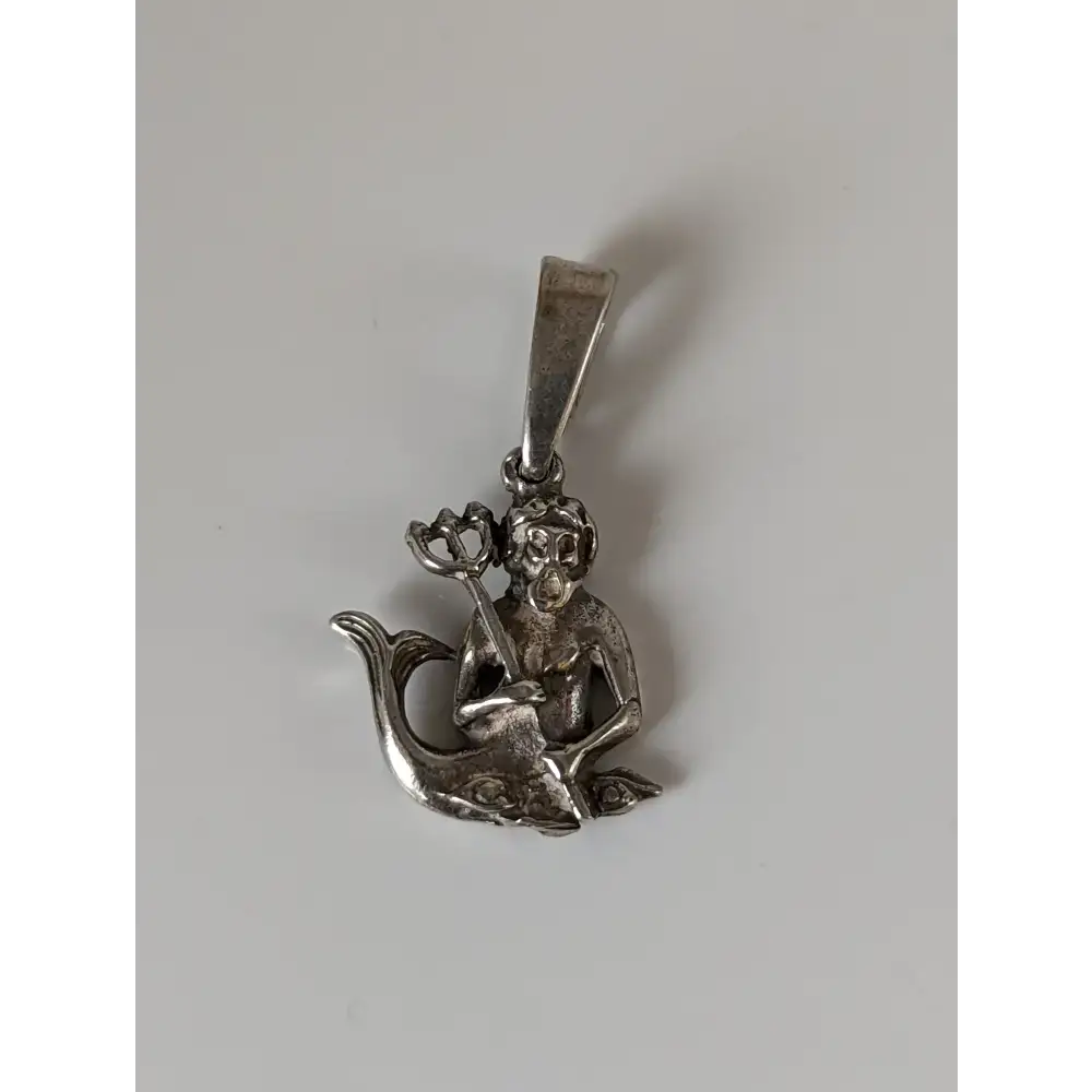 Silver Steed Poseidon Silver Pendant Charms
