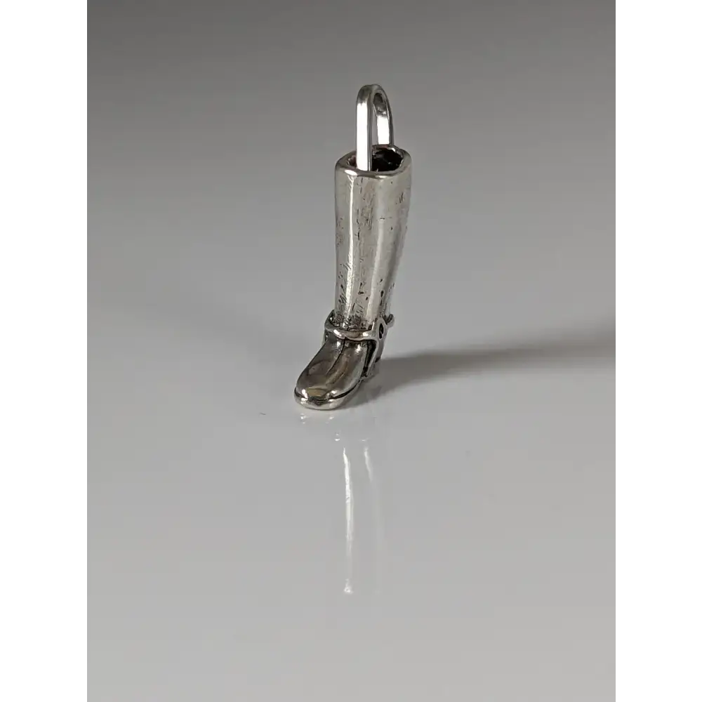 Silver Steed Riding Boot Pendant Pendant