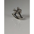 Silver Steed Rocking Horse Silver Pendant Pendant