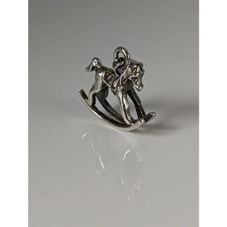 Silver Steed Rocking Horse Silver Pendant Pendant