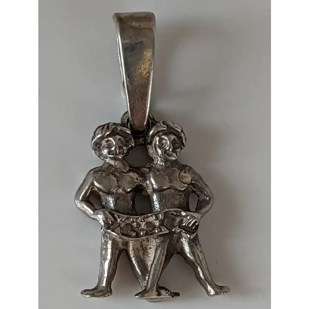 Silver Steed Romans Twins Silver Pendant Charms