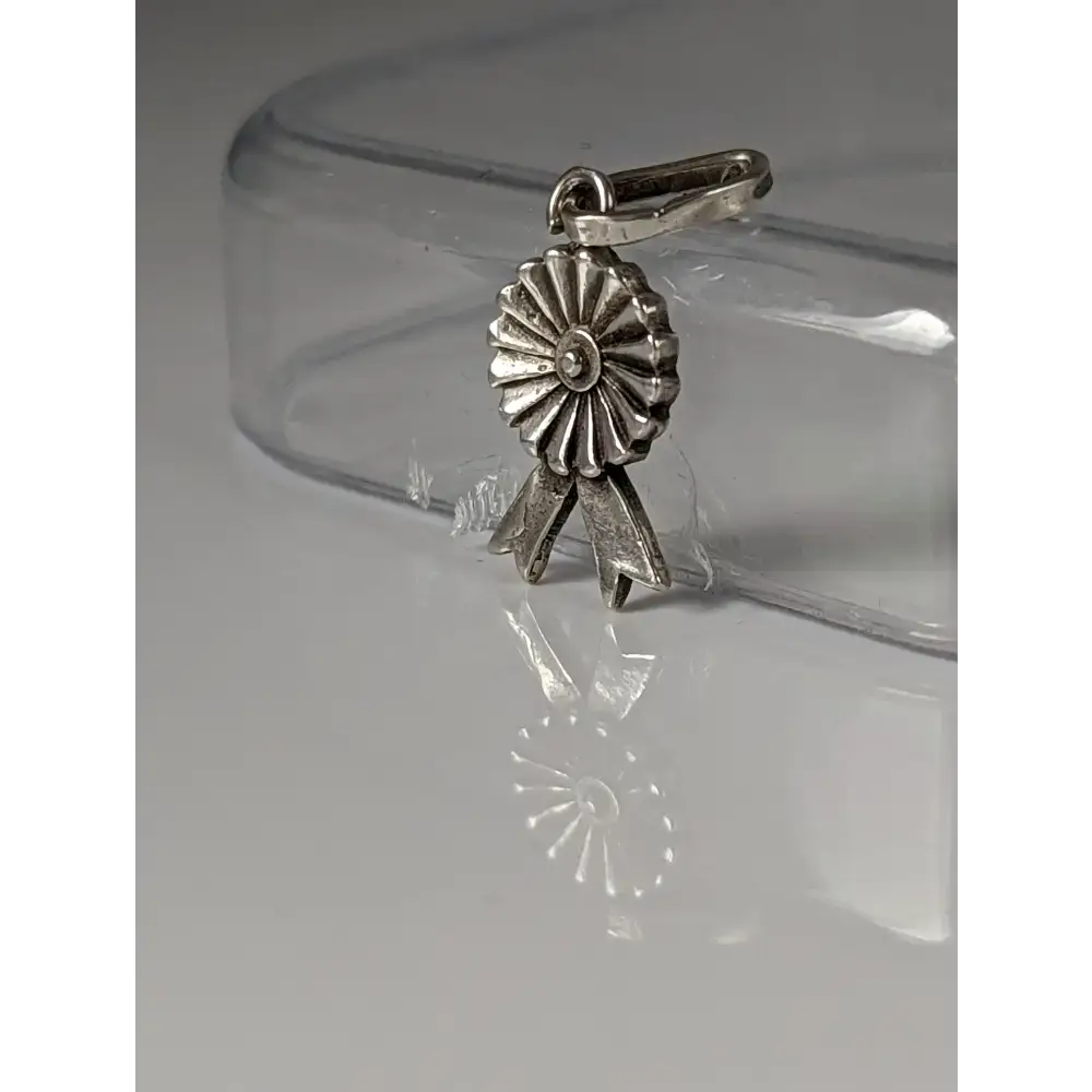 Silver Steed Rosette Silver Pendant Pendant