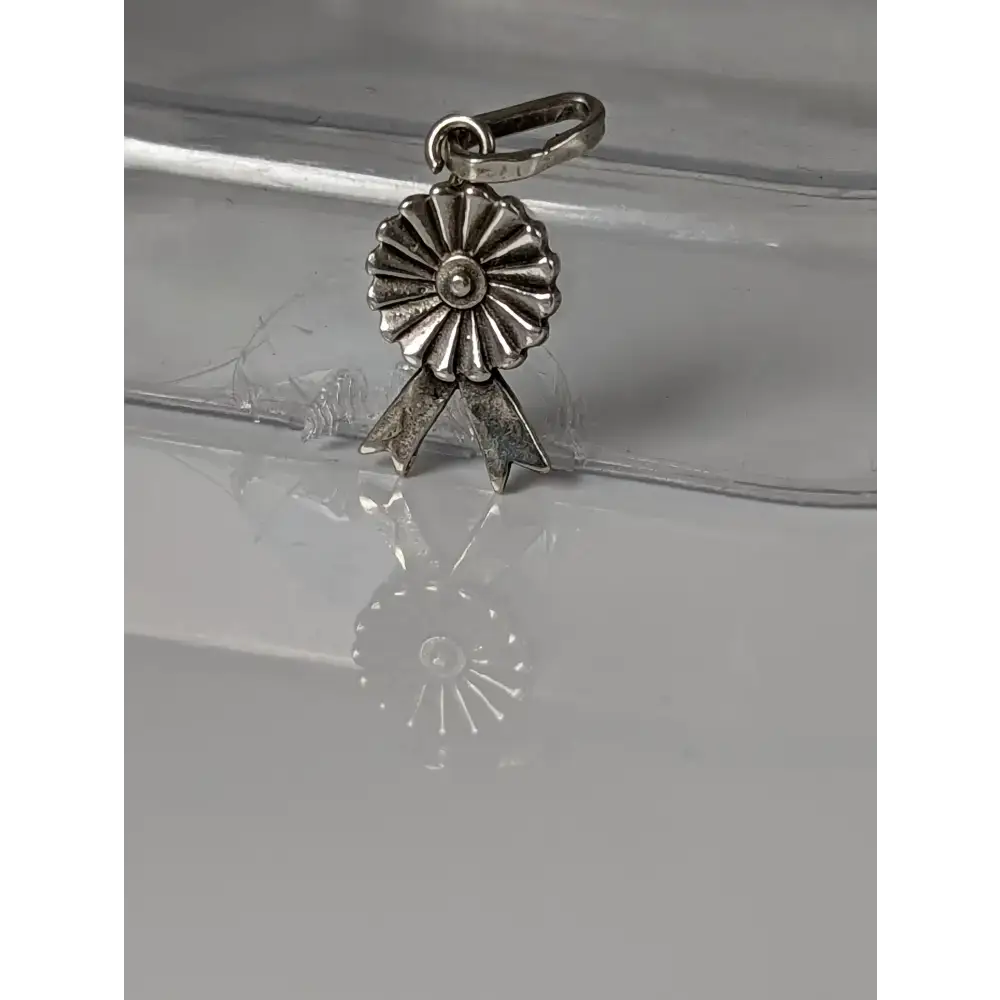 Silver Steed Rosette Silver Pendant Pendant