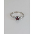 Silver Steed Silver Ruby Zirconia Ring G Rings