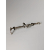 Silver Steed Running Horse Brooch / Stock Tie Pin Left Brooches