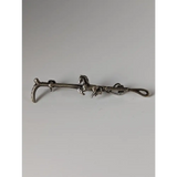 Silver Steed Running Horse Brooch / Stock Tie Pin Left Brooches