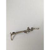 Silver Steed Running Horse Brooch / Stock Tie Pin Right Brooches