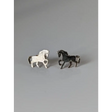 Silver Steed Running Horse Stud Earrings Earrings