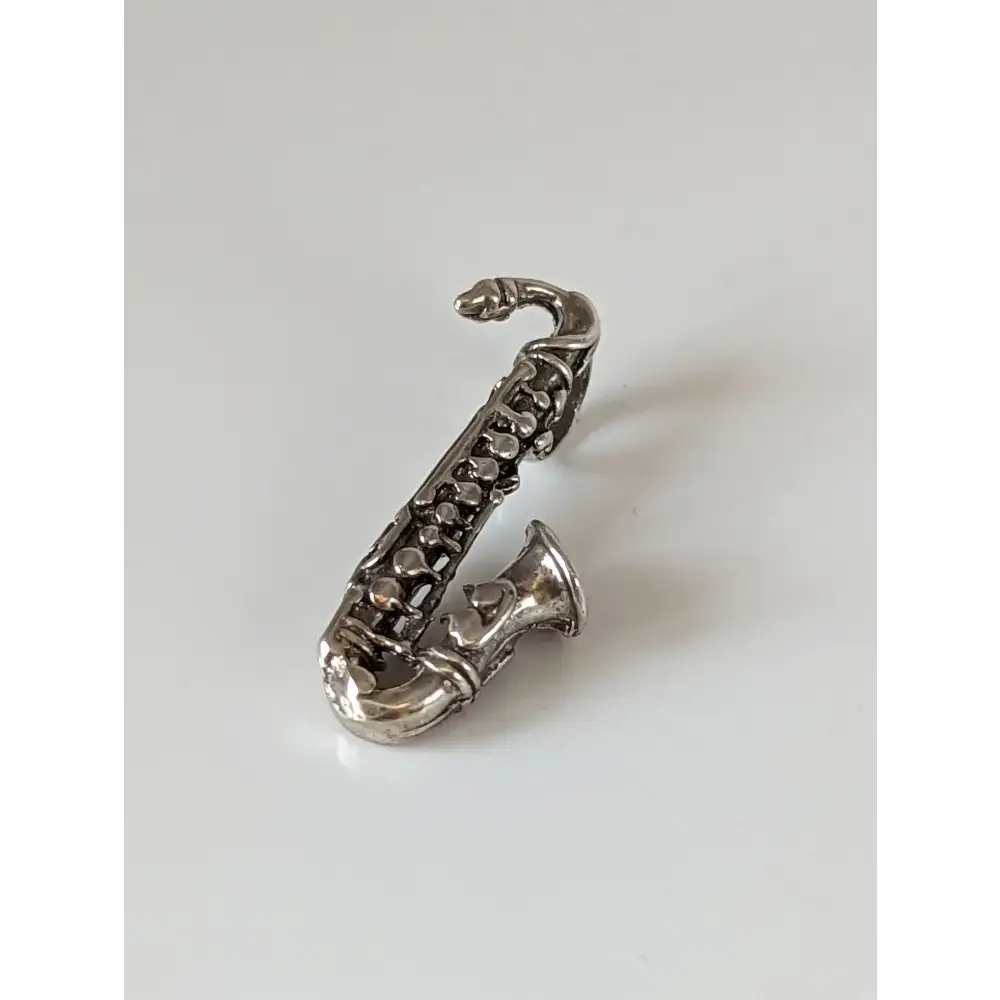 Silver Steed Saxophone Silver Pendant Pendant