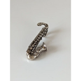 Silver Steed Saxophone Silver Pendant Pendant