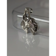 Silver Steed Schnauzer Head Silver Pendant Pendant