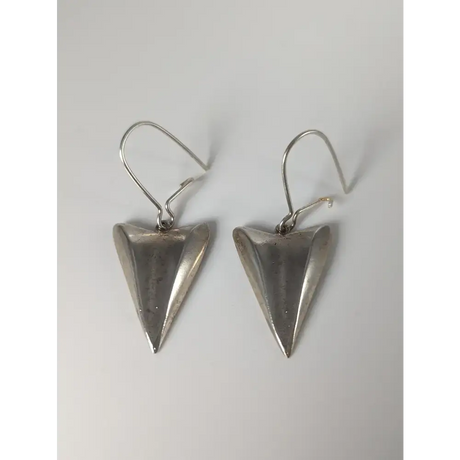 Silver Steed Shamrock Leaf Dropped Earrings Earrings