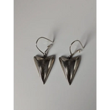 Silver Steed Shamrock Leaf Dropped Earrings Earrings