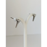 Silver Steed Short Hoof Nail Stud Earrings Earrings