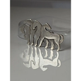 Silver Steed Signature Silver Herd Silver Brooch / Stock Tie Pin Brooches